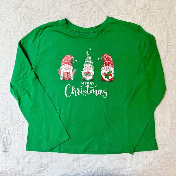 Holiday Time Merry Christmas Graphic Tee Size 10/12 - Picture 2 of 5